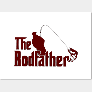 The Rodfather Fishing Fathers Day Posters and Art